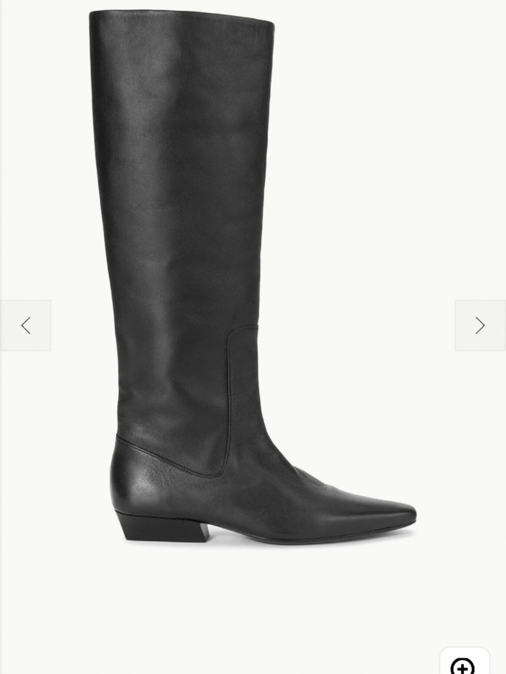 STAUD Wally Flat Knee High Black Boots
